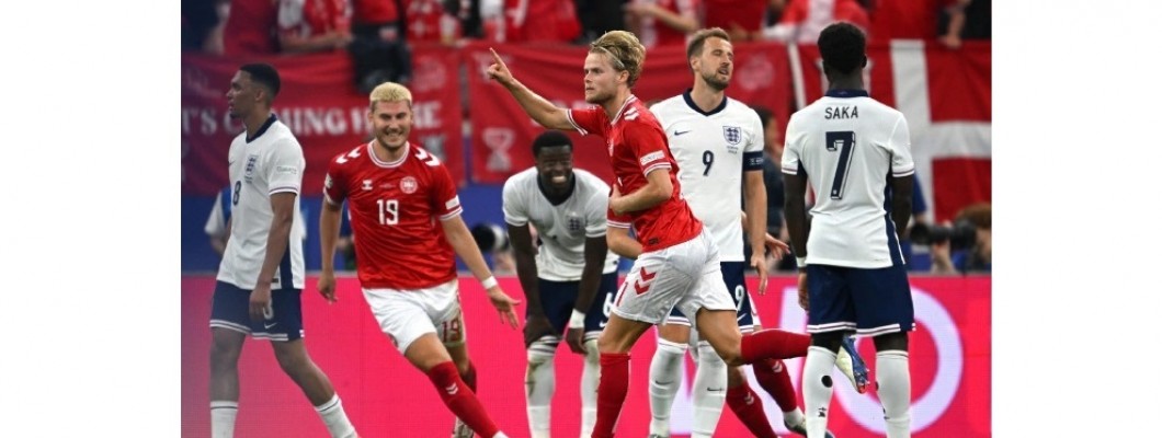 Dinamarca empata com a Inglaterra